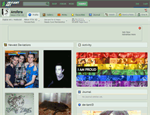 Tablet Screenshot of ansfera.deviantart.com