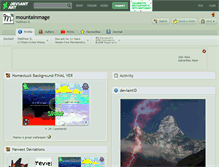 Tablet Screenshot of mountainmage.deviantart.com