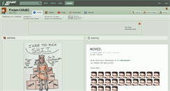 Desktop Screenshot of frozen-child82.deviantart.com