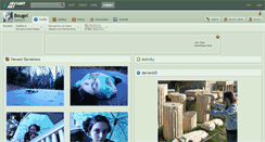 Desktop Screenshot of bougel.deviantart.com