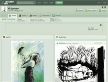 Tablet Screenshot of kirbyrevo.deviantart.com