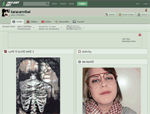 Tablet Screenshot of karacannibal.deviantart.com