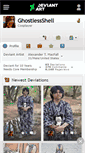 Mobile Screenshot of ghostlessshell.deviantart.com