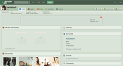 Desktop Screenshot of hartattack.deviantart.com