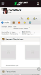 Mobile Screenshot of hartattack.deviantart.com
