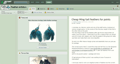 Desktop Screenshot of feather-artists.deviantart.com