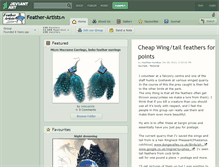 Tablet Screenshot of feather-artists.deviantart.com