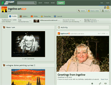 Tablet Screenshot of ingeline-art.deviantart.com