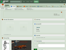 Tablet Screenshot of jeeze.deviantart.com