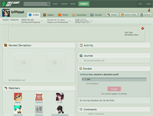 Tablet Screenshot of io99asai.deviantart.com
