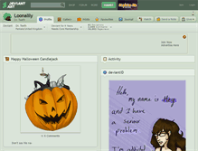 Tablet Screenshot of loonalily.deviantart.com