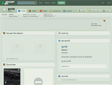 Tablet Screenshot of gurde.deviantart.com