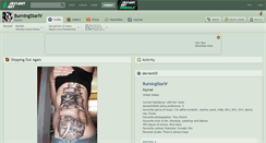 Desktop Screenshot of burningstariv.deviantart.com