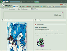 Tablet Screenshot of blastnova.deviantart.com
