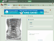 Tablet Screenshot of casin.deviantart.com