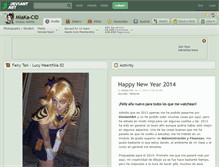 Tablet Screenshot of miaka-cid.deviantart.com