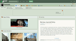 Desktop Screenshot of exactually.deviantart.com