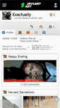 Mobile Screenshot of exactually.deviantart.com