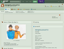 Tablet Screenshot of midnightsunshine0723.deviantart.com