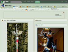 Tablet Screenshot of gerodere.deviantart.com