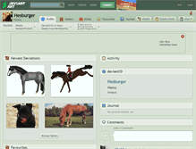 Tablet Screenshot of hesburger.deviantart.com