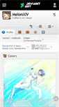 Mobile Screenshot of melonxiv.deviantart.com