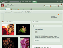 Tablet Screenshot of machiavellian.deviantart.com