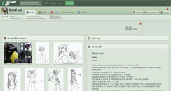 Desktop Screenshot of blood-lust.deviantart.com