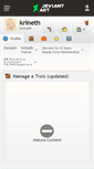 Mobile Screenshot of krineth.deviantart.com