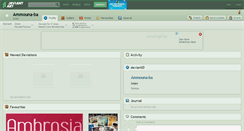 Desktop Screenshot of ammouna-ba.deviantart.com