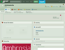 Tablet Screenshot of ammouna-ba.deviantart.com