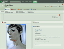 Tablet Screenshot of megan-mace.deviantart.com