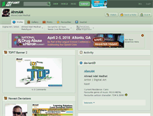 Tablet Screenshot of ahmam.deviantart.com
