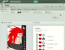 Tablet Screenshot of kinoho.deviantart.com