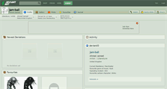 Desktop Screenshot of jam-ball.deviantart.com