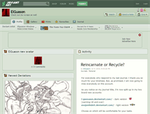 Tablet Screenshot of elguason.deviantart.com