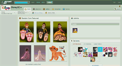 Desktop Screenshot of disneyoc.deviantart.com