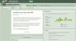 Desktop Screenshot of jenniferlovehewitt.deviantart.com