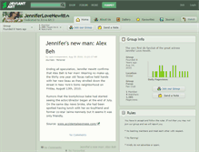 Tablet Screenshot of jenniferlovehewitt.deviantart.com