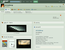 Tablet Screenshot of mh-bollerup.deviantart.com