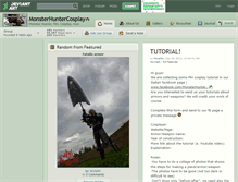 Tablet Screenshot of monsterhuntercosplay.deviantart.com