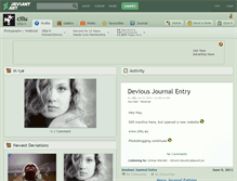 Tablet Screenshot of cillu.deviantart.com