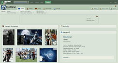 Desktop Screenshot of delutional.deviantart.com