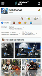 Mobile Screenshot of delutional.deviantart.com