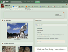 Tablet Screenshot of natcher.deviantart.com