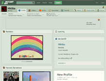 Tablet Screenshot of nikitka.deviantart.com