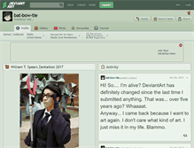 Tablet Screenshot of bat-bow-tie.deviantart.com