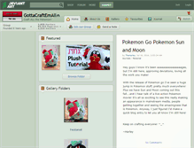 Tablet Screenshot of gottacraftemall.deviantart.com