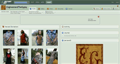 Desktop Screenshot of engineerandthegypsy.deviantart.com