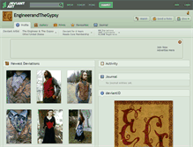 Tablet Screenshot of engineerandthegypsy.deviantart.com